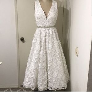 Midi Party Bridal Dress-Vintage sample